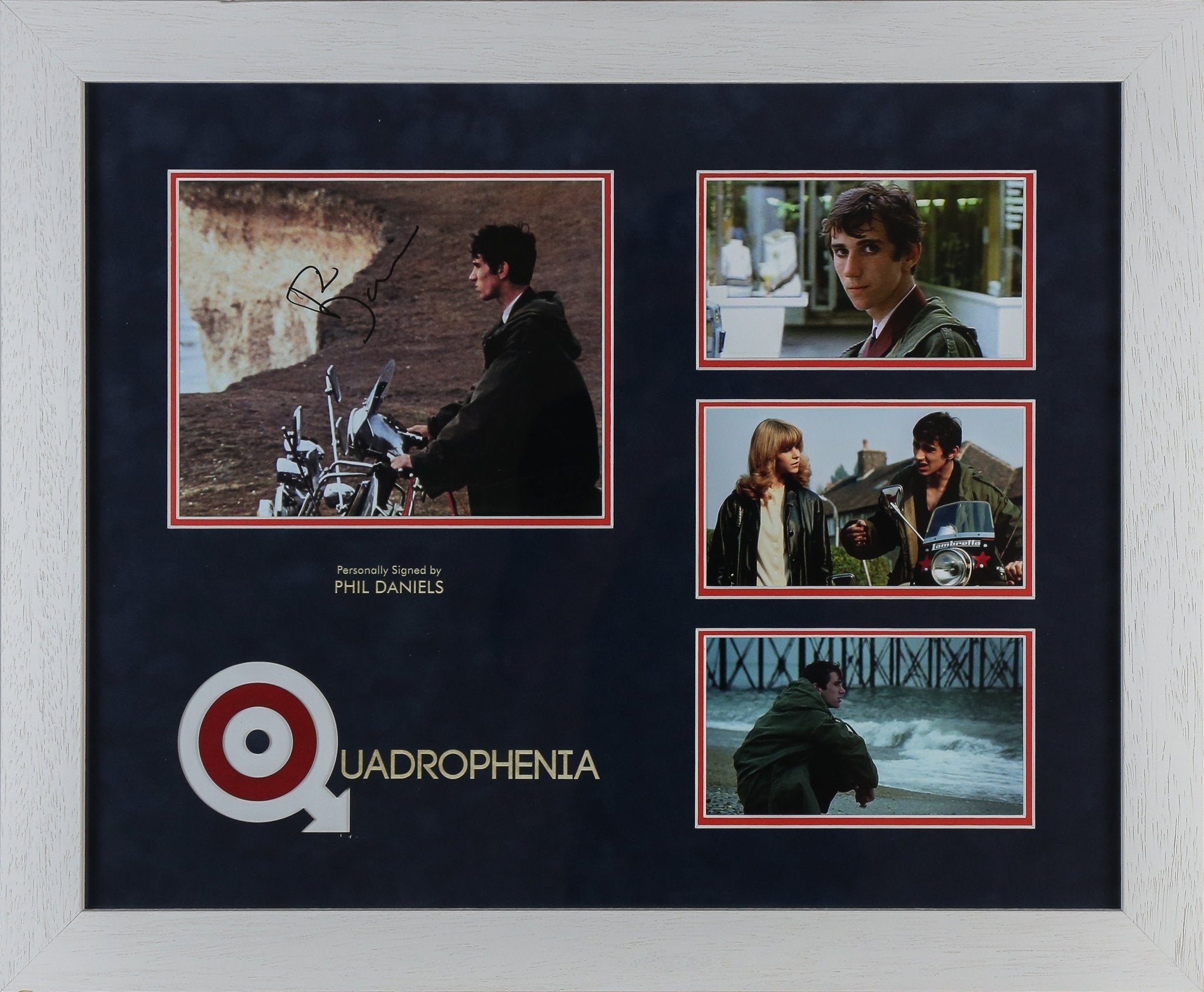 Phil Daniels, Quadrophenia Signed 12x8 Photograph Framed Display - Memorabilia Framers Shop